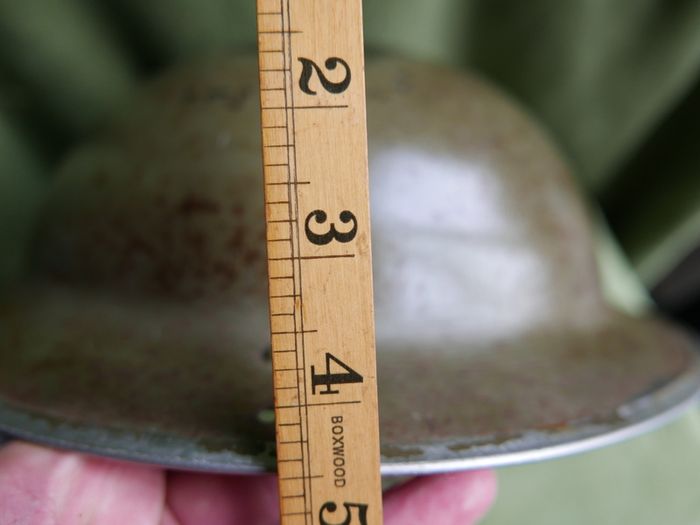 Original 1938 Dated British Army MKII Steel Helmet by 'J.S.S.'