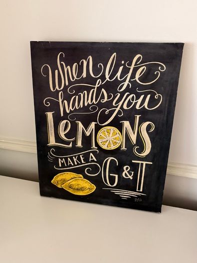Decorative Canvas - Lemon Gin&Tonic