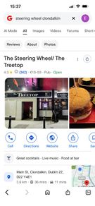 voucher steering wheel/tree top restaurant