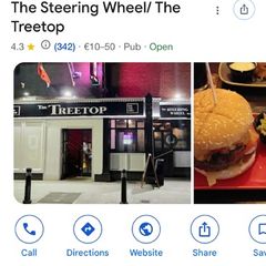 voucher steering wheel/tree top restaurant