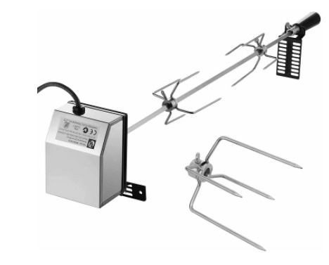 BRAND NEW Professional Barbecue with Motor Stainless steel grill skewer set suitable for Weber Spirit gas grill Spirit 200/300 series