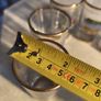 Souvenir Antique Set of 6  Engraved Isle Of Man Shot Glass Image 3