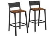Set of 2  Industrial Design Bar Stools FREE DELIVERY