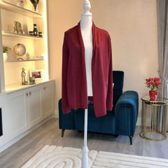 Ladies Long Sleeved Wine Cardigan from Dunnes Stores. Size Large UK 14-16 / EU 42-44