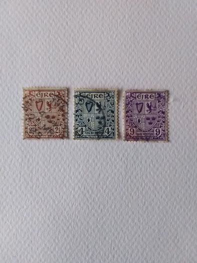 Ireland Stamps - Arms of Ireland Early Set