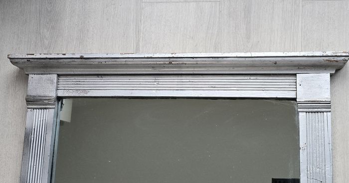 Mirror: mid-large, silver