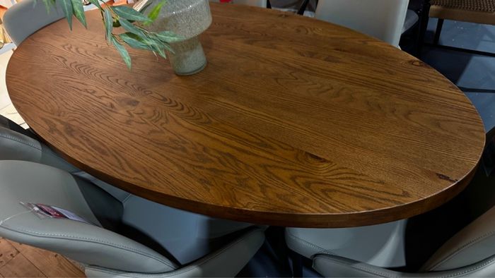 Ez Living Oval Oak Dining Table 200cm Brand New