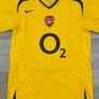 Genuine Vintage 2005 Nike Arsenal London Away Jersey Shirt Mens Medium Image 2