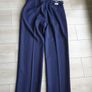 Brand new henri ross trousers size 34/31 zip fly navy Image 3