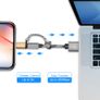 2 X !ACCEZZ Aluminum Alloy OTG Micro USB (Female) to Apple Lightning 8 Pin (Male) Convertor/Adapter With Key Chain (Brand New/Warranty) Image 7