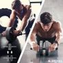 FREE EXPRESS SHIPPING  Gym Equipment for Home Workout (Ab Roller Wheel Set, Skipping Rope, Push-up Handles). Fitness Exercise, Strength Training Equipment for Abs, Weight Loss, Sport Accessories for Men Women Image 4