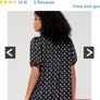 V by Very Neck Trim Detail Polka Dot Top Image 5