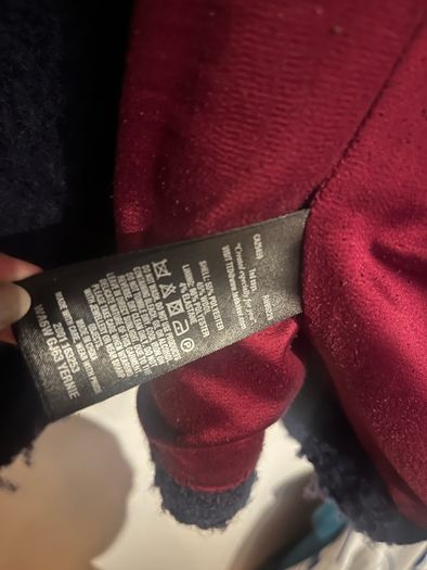 Ted Baker navy teddy coat /M