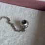 Pandora band of hearts safety chain charm very good condition hallmarked Image 9