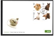 2014 Ireland Cats (Maine Coon, Burmese, British Shortair &amp; Persian) Commemorative Stamps An Post First Day Cover (FDC)