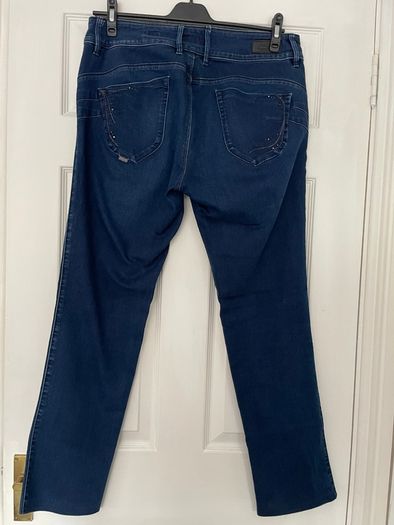 Salsa Secret Push In Jeans 34" x 30" Dark Blue