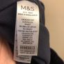 M&S navy fleece pyjama bottoms (36-38/33) Image 4