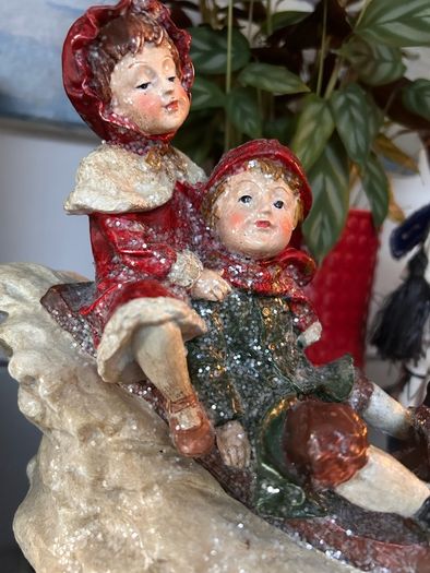 Collectible Christmas Sledding Ornament
