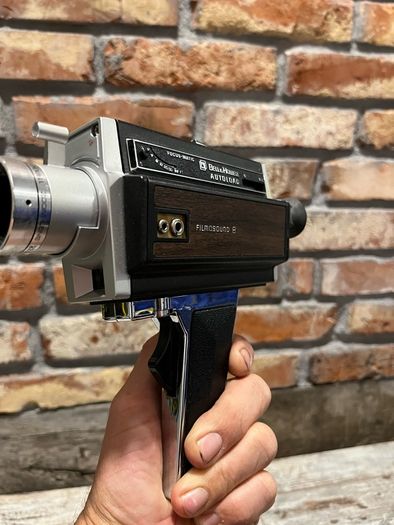 vintage movie camera