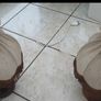 Pair of vintage turned wood lamps Image 2