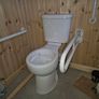 Disabled toilet, sink and handrails Image 4