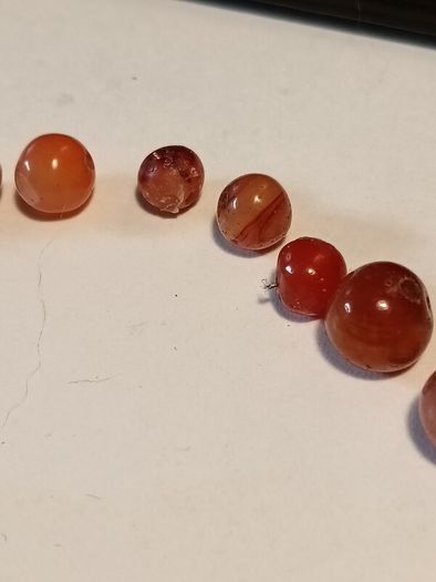 25 1900BC Carnelian Ancient Egypt Beads(With COA)