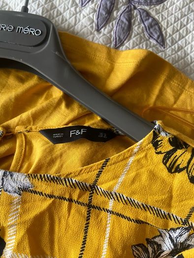 Bright yellow summer top