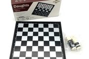 Childrens Draughts (Checkers) Magnetic Board Game