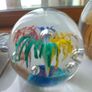 3 Retro Hand Blown Glass Maritime Paperweights Image 3