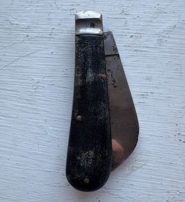 Antique CK English gardeners grafting knife