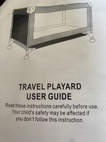 Childs Bed, Travel Cot