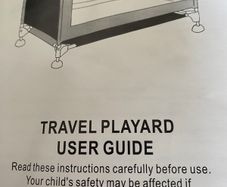 Childs Bed, Travel Cot