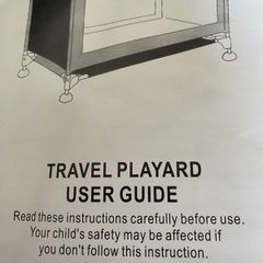 Childs Bed, Travel Cot
