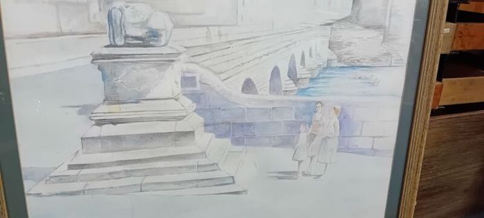 Large Original Limerick Watercolour Paul Weerasekera