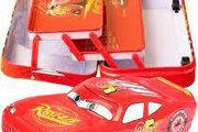 Disney Cars Lightning McQueen Three-layer Pencil Case Large Capacity Cartoon Car Stereo Pencil Case Learning Gift Multi-function Stationery