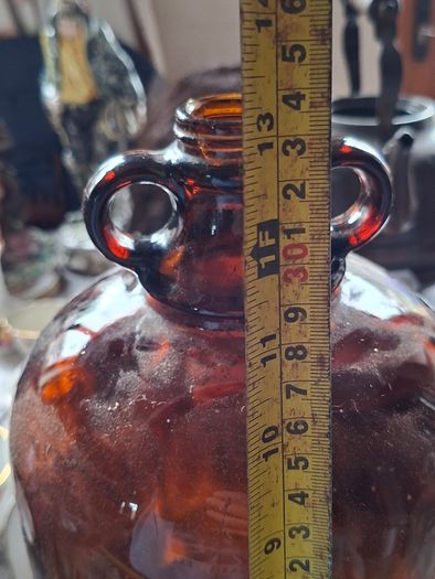 Amber Glass and Clear Glass Demijohn Bottles, Price is for 1 Only,. Postage Available or Collection,