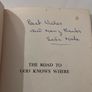 Sean Maher - The Road to God Knows Where. Signed. 1972. Paperback. Talbot Press. Image 4