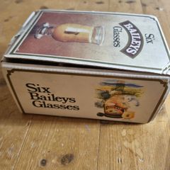 Baileys glasses in original box