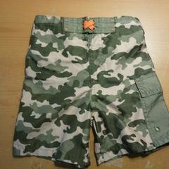 Army camo boys shorts - age 5 - toddler beach pants - swim shorts - quit Nintendo & Minecraft go outside