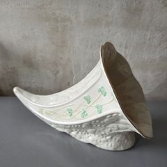 Shamrock Cornucopia  Vase