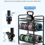 3D Printer Filament Storage Rack 3 Tier Heavy Duty Storage Shelf, Rolling Filament Spool Holders Racks with Wheels, Filaments Organzied for 3D Printing Station, Office, Workshop (Shelf Only) Image 3