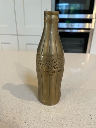 Coca Cola Brass Bottle