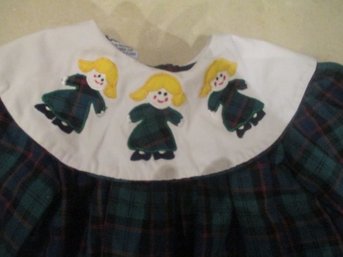 Samaza Tartan Baby Dress Size 2T