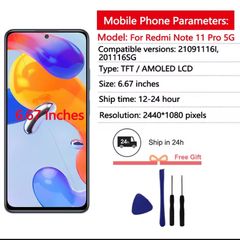 Redmi note 11 Pro - LCD screen replacement