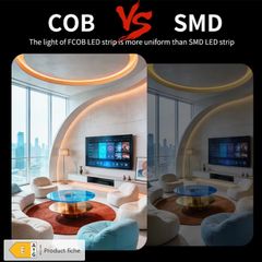 10M WARM GLOW [2 Pack] 5m COB LED Strip Lights, 3200 LEDs Ultra-Bright High Density