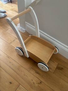 Wooden baby walker