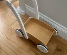 Wooden baby walker