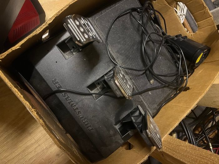 Thrustmaster TS-XW w/ Sparco wheel, 3 piece pedals and Logitech shifter