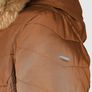 TOM TAILOR Ladies Puffer Jacket with Faux Fur Hood 1020604, Brown, XXL Image 7