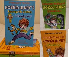 Horrid Henry stories, 3 books In 1